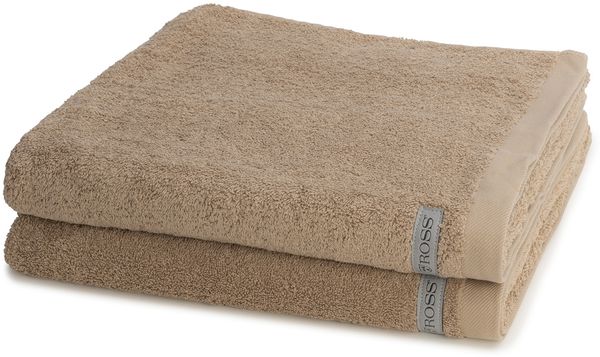 Ross Sinfonie 2 tlg. Frottier-Set - 2 X Duschtuch (70 X 140cm) - 500 g/m2 - Walnuss
