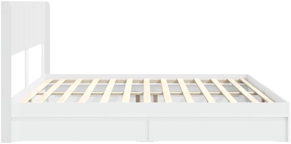 vidaXL Bettgestell mit Stauraum und Kopfteil Weiß 180 x 200 cm 3414359 Bild 7