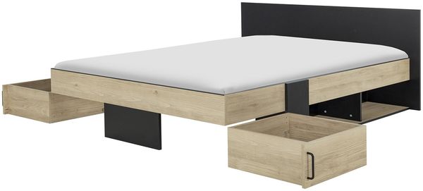 Calicosy Bett mit Stauraum 160x200 cm - Swive - Kastanie Bild 6