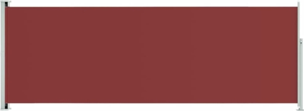 vidaXL Seitenmarkise Ausziehbar 220x600 cm Rot 317979