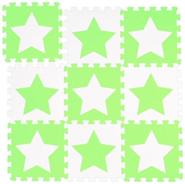 Relaxdays Puzzlematte Sterne
