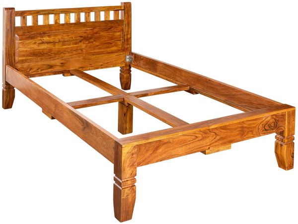 Bett Akazie 120x200x90 honig lackiert OXFORD #220