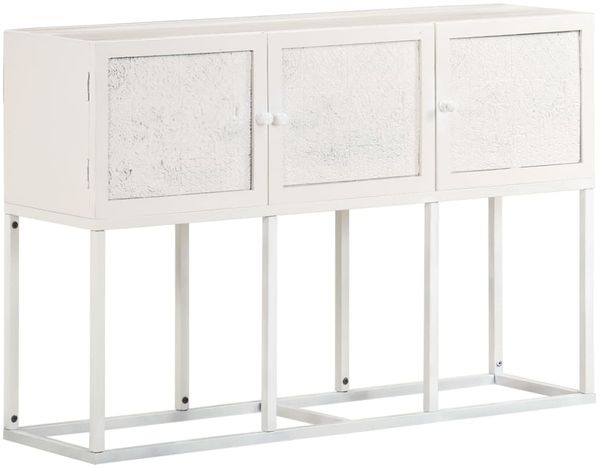 vidaXL Sideboard 115 x 30 x 76 cm Mango Massivholz [323582] Bild 8