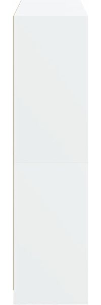 vidaXL Bücherschrank mit Türen Weiß 136x37x142 cm Holzwerkstoff 3206517 Bild 8