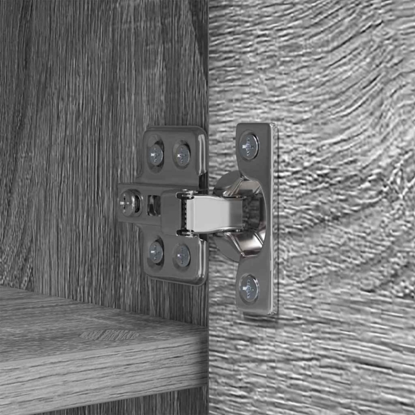 vidaXL Wandmontierter Kleiderständer Grau Sonoma 50 x 20 x 30 cm 874336 Bild 10