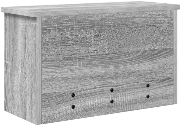 vidaXL Wandmontierter Kleiderständer Grau Sonoma 50 x 20 x 30 cm 874336 Bild 7