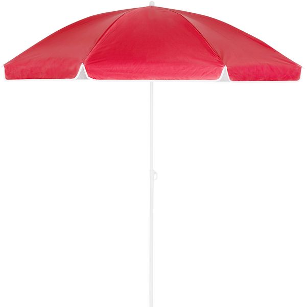 Kingsleeve Sonnenschirm anthrazit wasserabweisend Strandsonnenschirm, rot, 200 cm
