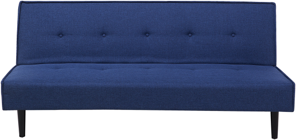 Schlafsofa 3-Sitzer Polsterbezug marineblau VISBY