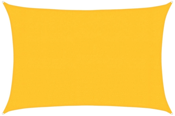 vidaXL Sonnensegel 160 g/m² Gelb 3x4,5 m HDPE 311568