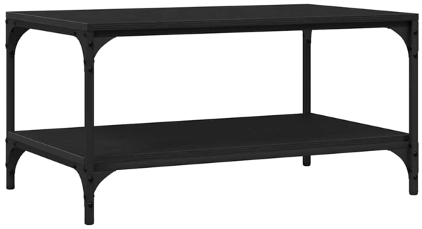 vidaXL Couchtisch Schwarz Eichen-Optik 81 x 50 x 40 cm Holzwerkstoff 883496