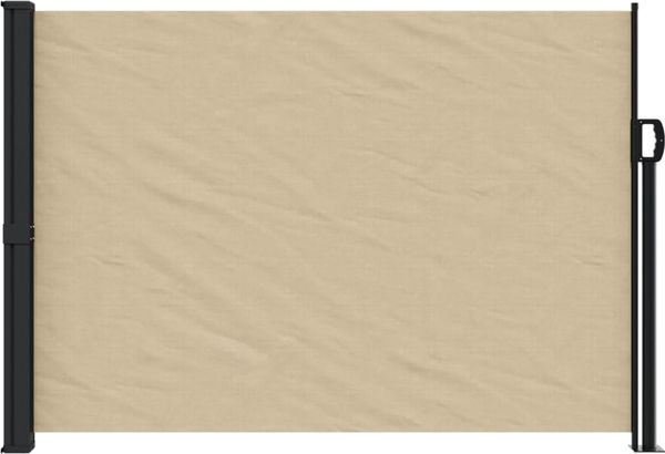 vidaXL Seitenmarkise Ausziehbar Beige 140x500 cm 4004420 Bild 3
