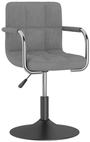 vidaXL Barhocker Hellgrau Samt [334606]