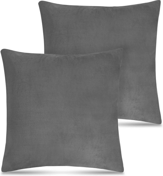 Aspero Kissenbezüge 2 Flanell Kissenbezüge Asmara, aus extra weichem Material