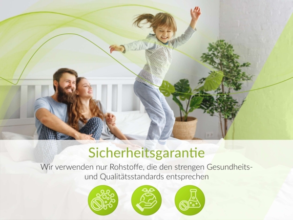 Klassische Bonellmatratze mit symmetrischem Aufbau, Komfortschaum & stabiler Federung – langlebig & hygienisch – Härtegrad H3 – 180 x 200 cm – VENA – APRI Bild 8