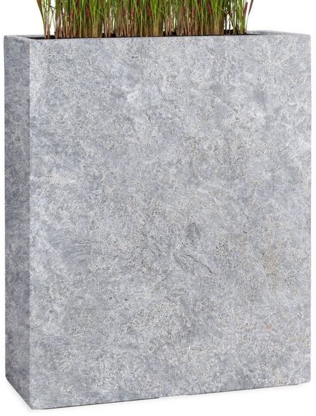 Pflanzwerk® Pflanzkübel DIVIDER Premium Blumenkübel Raumteiler Hochbeet Fiberglas, Fiberglas - Handgefertigt - Rechteckig - Frostbeständig