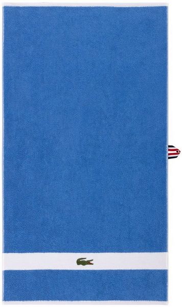 Lacoste Handtuch LCASUAL, Frottier (1-St), mit Label-Applikationen und Bordüre