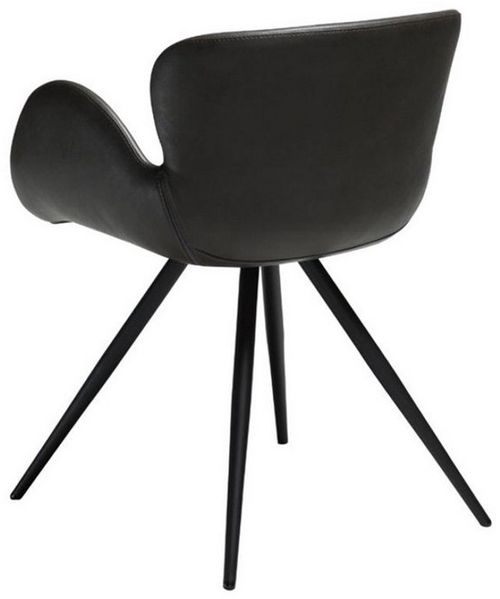 ebuy24 Esszimmerstuhl 2er Set Gaia Dan-Form Esszimmerstuhl mit Armlehnen