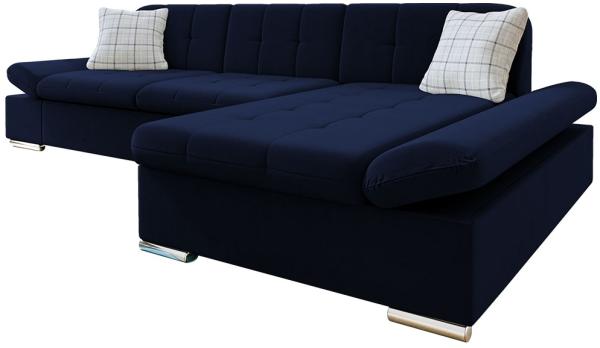 Ecksofa Montana Premium (Magic Velvet 2216 + Magic Velvet 2216 + Senegal 818, Seite: Rechts)