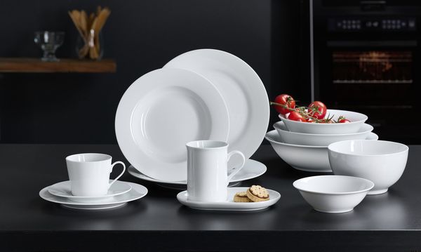 Speiseteller 24cm 6er Bianco