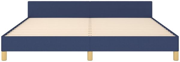 Bettgestell mit Kopfteil Blau 180x200 cm Stoff [347437] Bild 5