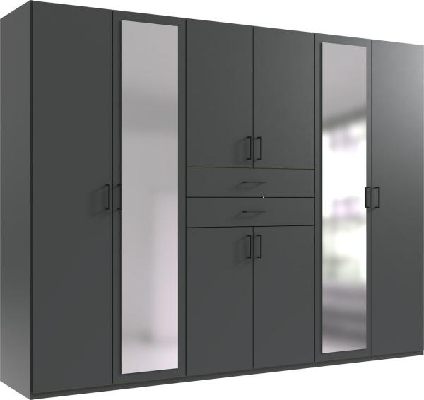 Wimex Drehtürenschrank in GRAPHIT - 270 x 208 x 58 cm (BxHxT)