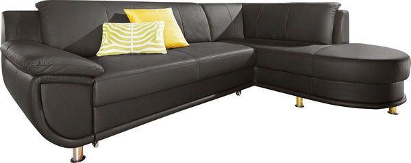 TRENDMANUFAKTUR Ecksofa Rondo, zeitlos und elegant, OTTOs Choice, bequem, L-Form, wahlweise mit Federkern, wahlweise mit Bettfunktion