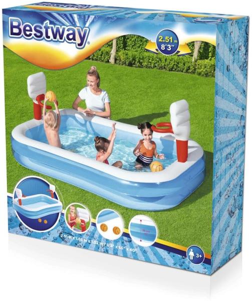 Family Pool Basketball 251 x 168 x 102 cm, eckig Bild 3
