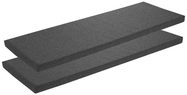 sleepling Bankauflage Bierbankauflage, (2 St, 2 Auflagen), mit elastischen Schlaufen für optimalen Sitz, strapazierfähig, bequem