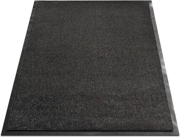 Floordirekt Fußmatte Monochrom, Rutschfeste Schmutzfangmatte Indoor, 30°C Maschinenwaschbar, Rechteckig, Höhe: 7 mm, Geeignet für Trockner & Fußbodenheizungen, UV-Beständig, Antistatisch