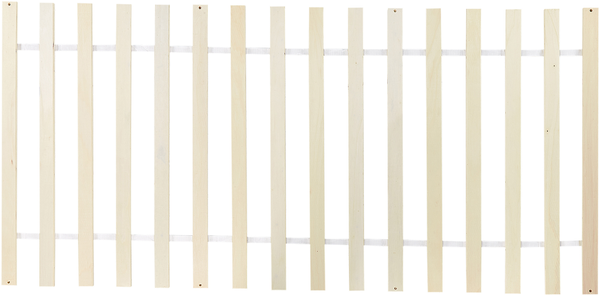 Bett mit Lattenrost ROYAN 90 x 200 cm Holz Weiß Bild 7