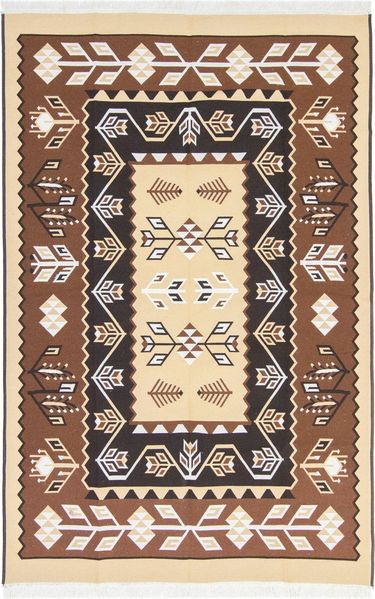 Kelim Teppich - Trendy »Ramiro« 180 x 120 cm - braun