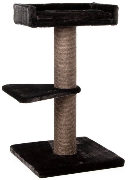 Canadian Cat Company Kratzbaum Barnie, grau, Kratzbaum mit extra dickem Plüsch