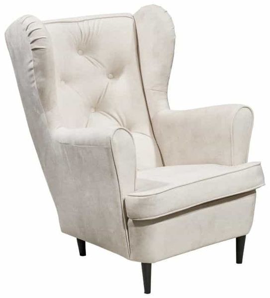 ED Exciting Design Sessel Tormund |Velours Salvador |optional mit Hocker