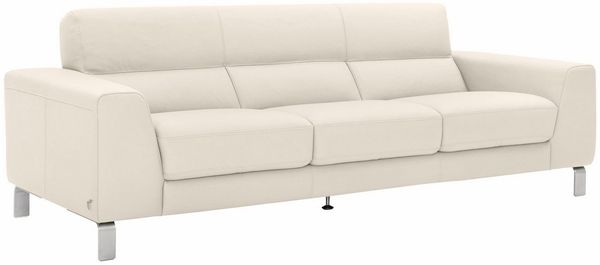 CALIA ITALIA 3-Sitzer Simon, toller Sitzkomfort, italienisches Designsofa, in zwei Lederqualitäten