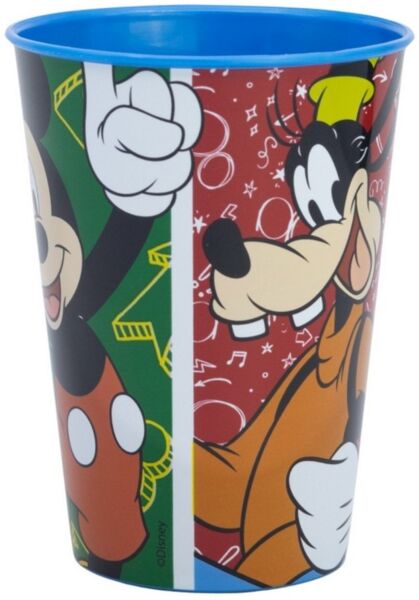 Storline Kinderbecher Disney Mickey 260 ml Trinkbecher für Kita & Frühstück, Plastik