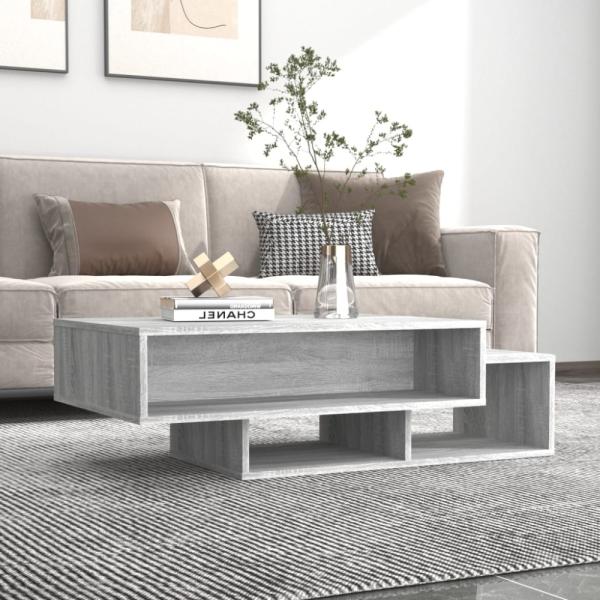 vidaXL Couchtisch Grau Sonoma 105x55x32 cm Holzwerkstoff 815982