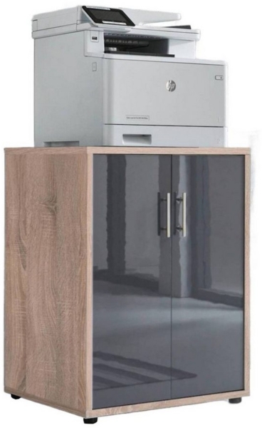 BMG Möbel Aktenschrank Druckerschrank Office Edition (große Oberplatte auch für Office Drucker geeignet) Höhe 74 cm, optimale Ergänzung zu Schreibtischen