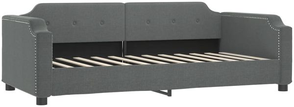 vidaXL Tagesbett mit Matratze Dunkelgrau 80x200 cm Stoff 3197612 Bild 3