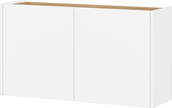 Germania Schuhschrank 3299-513 GW-Libbiano, in Weiß/Navarra-Eiche, geringe Tiefe - ideal für schmale Flure, 93 x 52 x 29 cm (BxHxT)