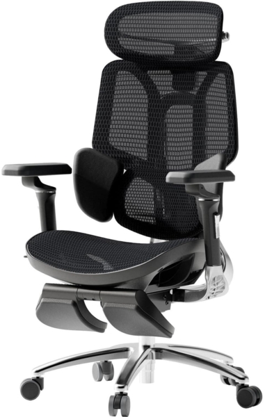 Hbada E3 Ultra Ergonomischer Bürostuhl mit 4D Kopfstütze und 3-Zonen