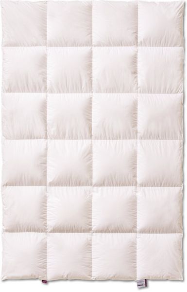 Kauffmann Daunenbettdecke Superior - Extra Warm, Daunenbettdecke mit 2cm Innen- und Außensteg, Füllung: 100% Daunen, Bezug: 100% Baumwolle, Extra warm für kalte Winternächte