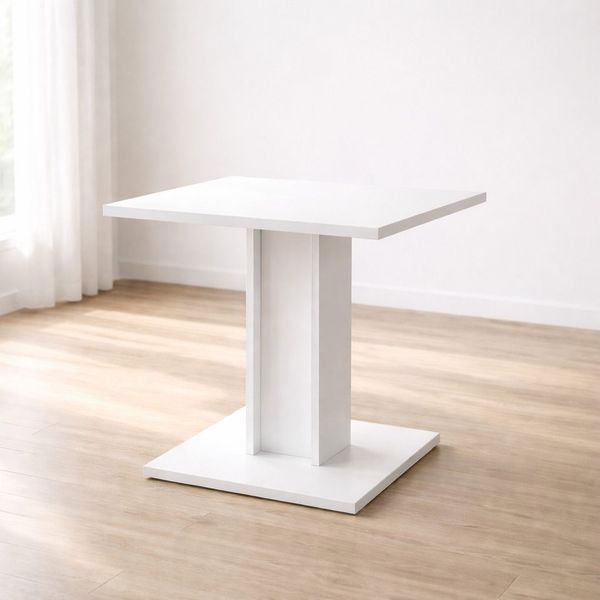 OTTO home Esstisch Square Säulentisch, Küchentisch, Bistrotisch, Kompakt-Esstisch, Quadratischer Esstisch, verschiedene Farben erhältlich, Breite: 70 cm