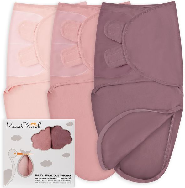 Mama Cheetah Baby Puckdecke mit Reißverschluss, Neugeborene Pucksack, Baby Pucksack Schlafsack 3-6 Monate, Decke Wrap für Baby Mädchen