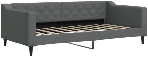 vidaXL Tagesbett Dunkelgrau 90x190 cm Stoff 354172 Bild 6