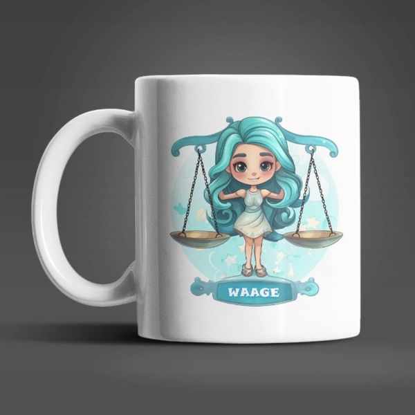 WS-Trend Tasse Alle Sternzeichen Tierkreis Kaffeetasse Teetasse, Keramik, Geschenkidee Geschenk 330 ml