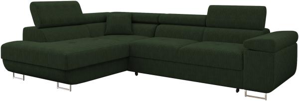 Ecksofa Torezio Cord (Farbe: Poso 14, Seite: Links)