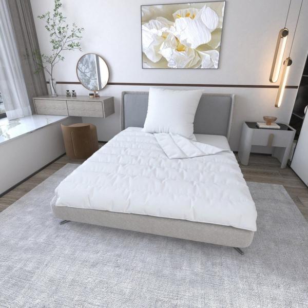 Jekatex Microfaserbettdecke + Kopfkissen Schlafkomfort fürs ganze Jahr!, 2-tlg oder 4-tlg, Bettenset 135x200/155x220+80x80/40x80cm