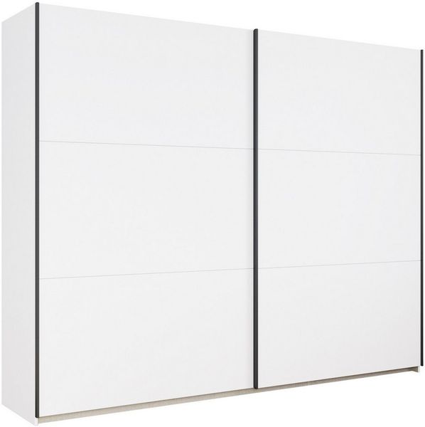 rauch Schwebetürenschrank Kleiderschrank Drehtürenschrank Schrank Garderobe KRONACH (in 3 Ausstattungen BASIC/CLASSIC/PREMIUM, Breiten 131/175/218/261 cm) optional ohne, mit 1 oder 2 Spiegel, viel Stauraum MADE IN GERMANY