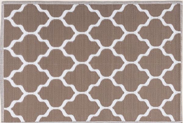 Outdoor Kunststoffteppich Kate 120x180 cm braun