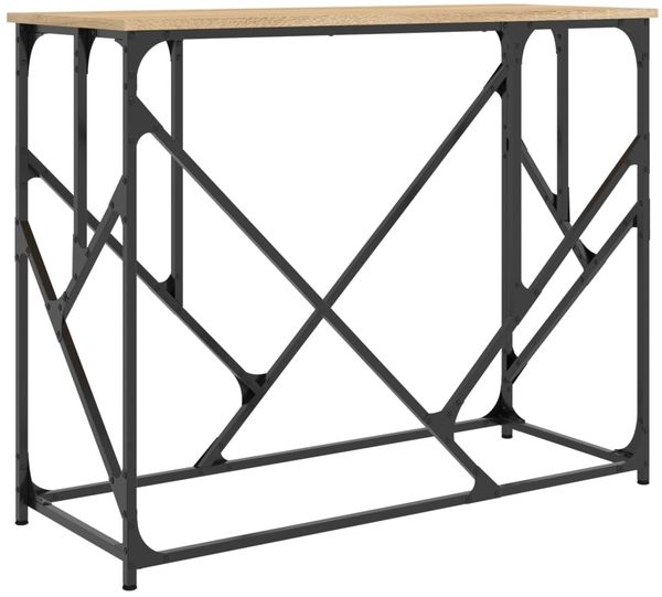 Konsolentisch, Beistelltisch, Konsole Sonoma-Eiche 100x40x80 cm Holzwerkstoff